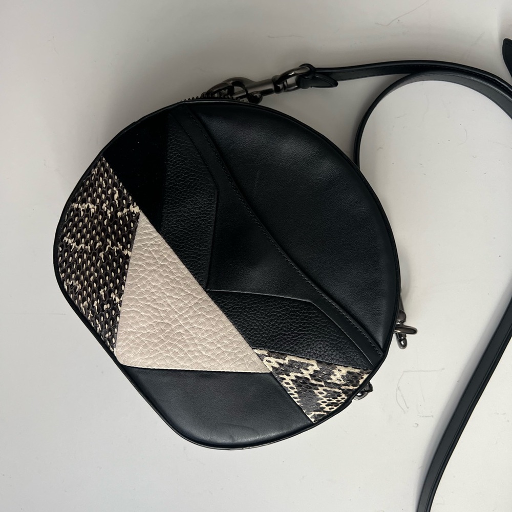 Coach 1941 Canteen Crossbody with Patchwork and Snakeskin Detail